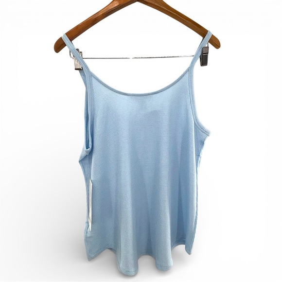 NWT Athleta Wind Down Sleep Cami Sky Blue Soft Lounge Size M - Picture 2 of 8